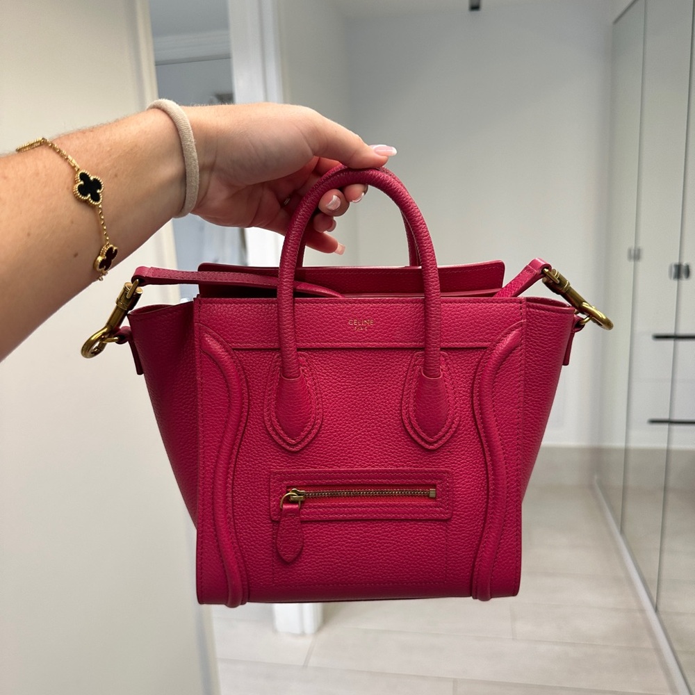 Celine Fuchsia Mini Bag